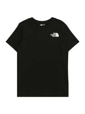 Otroška bombažna kratka majica The North Face REDBOX TEE (BACK BOX GRAPHIC) črna barva - črna. Otroška kratka majica iz kolekcije The North Face