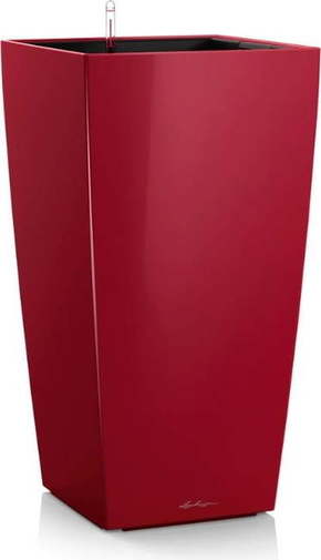 Lechuza Okrasni lonci Cubico Premium 40 komplet - Scarlet rdeča visoki sijaj