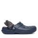 Natikači Crocs Classic Fleece Lined Clog Quartz 211396 Mornarsko modra
