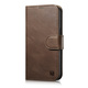 iCARER oil wax wallet case 2v1 cover iphone 14 pro anti-rfid leather flip case brown (wmi14220722-bn)