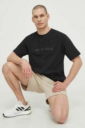 Bombažna kratka majica New Balance moška