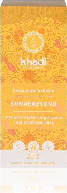 "Khadi® Rastlinska barva za lase sončno blond - 100 g"