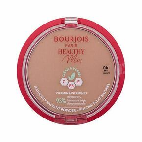 Bourjois Paris Healthy Mix Clean &amp; Vegan Naturally Radiant Powder osvetljevalni puder 10 g odtenek 06 Honey