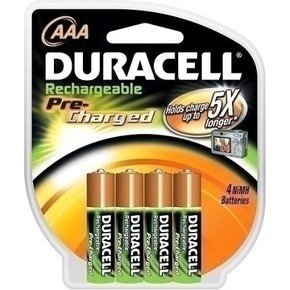 Duracell 800 mAh AAA polnilne baterije 4 kos