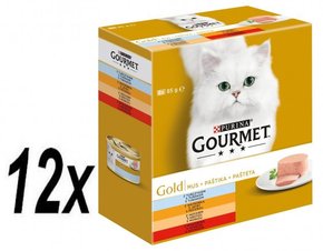 Gourmet pašteta za mačke Gold Multipack