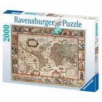 Ravensburger Sestavljanka risani zemljevid sveta, 2000 delov