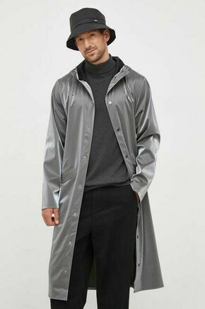 Vodoodporna jakna Rains 18360 Jackets srebrna barva - srebrna. Vodoodporna jakna iz kolekcije Rains. Nepodložen model