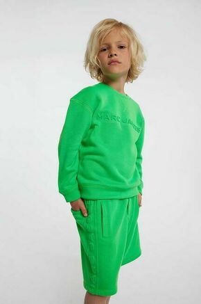 Otroške kratke hlače Marc Jacobs zelena barva - zelena. Kratke hlače iz kolekcije Marc Jacobs. Model izdelan iz pletenine. Model iz izjemno udobne