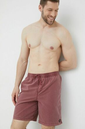 Billabong kopalne hlače - roza. Plavajoče hlače iz zbirke Billabong. Model narejen iz gladek material.