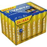 Baterije VARTA Longlife AAA, paket 24, kocka