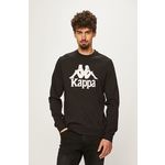 Kappa bluza Sertum - črna. Mikica iz kolekcije Kappa. Model izdelan iz pletenine s potiskom.