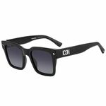 Sončna očala DSQUARED2 moški, črna barva - črna. Sončna očala iz kolekcije DSQUARED2. Model s toniranimi stekli in okvirji iz plastike. Ima filter UV 400.