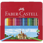 WEBHIDDENBRAND Faber-Castell barvice 24 kosov v pločevinasti škatli