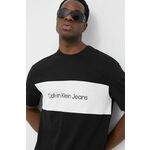 Calvin Klein Jeans Majica J30J323760 Črna Regular Fit