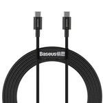 BASEUS Kabel USB-C do USB-C Baseus Superior Series, 100W, 1m (črn)