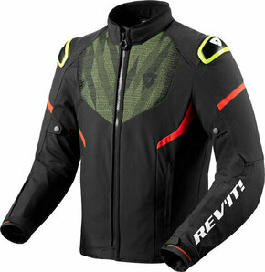 Rev'it! Hyperspeed 2 H2O Black/Neon Yellow S Tekstilna jakna