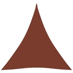 shumee Senčno jadro oksford blago trikotno 4,5x4,5x4,5 m terakota