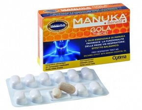 Manuka Benefit za grlo in glas - 20 tablet