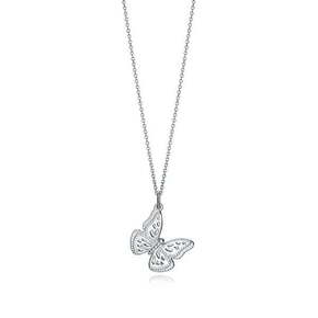 Viceroy Očarljiva srebrna ogrlica z metuljem 61071C000-00 srebro 925/1000