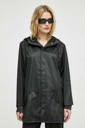 Jakna Rains 12010 Jackets črna barva - črna. Jakna iz kolekcije Rains. Nepodložen model