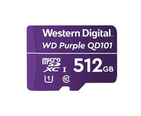 Kartica WD MicroSDXC 512 GB vijolične barve WDD512G1P0C razred 10 (R:100/W:60 MB/s)