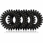 BrushArt Hair Hair Rings elastike za lase Black 4 kos