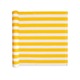 VIDAXL Balkonsko platno HDPE 75x600 cm rumene in bele barve
