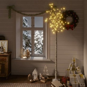 VidaXL Božično drevesce z 200 LED lučkami 2