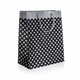 HOME DECOR Darilna vrečka SILVER DOTS velikost. XXL, 33 x 45 x 10 cm, komplet 10 kosov