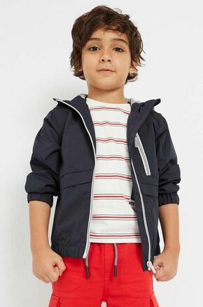 Otroška jakna Mayoral siva barva - siva. Otroška Jakna iz kolekcije Mayoral. Nepodloženi model izdelan iz enobarvne tkanine.