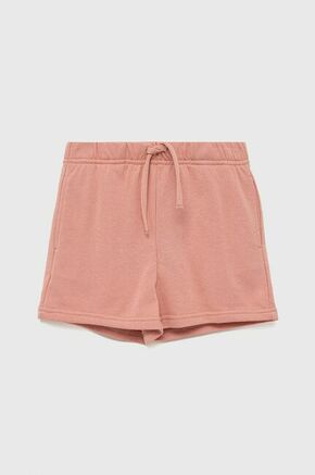 Otroške kratke hlače Kids Only roza barva - roza. Otroški kratke hlače iz kolekcije Kids Only. Model izdelan iz pletenine.
