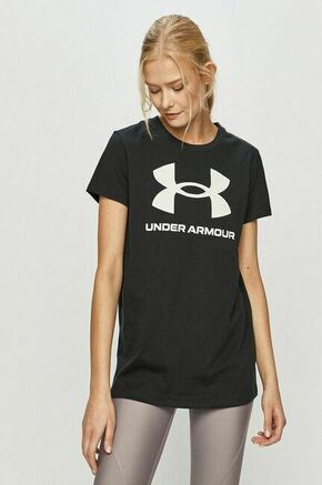 Under Armour t-shirt - črna. Lahek T-shirt iz kolekcije Under Armour. Model izdelan iz tanke