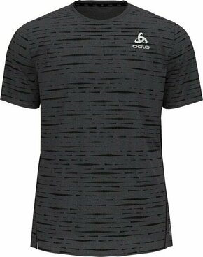 Odlo Zeroweight Engineered Chill-Tec T-Shirt Black Melange XL Tekaška majica s kratkim rokavom