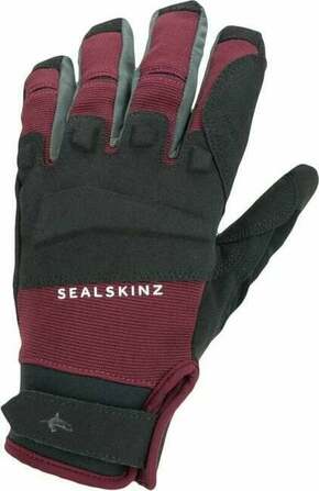 Sealskinz Waterproof All Weather MTB Glove Black/Red 2XL Kolesarske rokavice