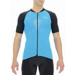 UYN Granfondo OW Biking Man Shirt Short Sleeve Jersey Danube Blue/Blackboard L