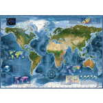Heye Puzzle Satelitski zemljevid sveta 2000 kosov