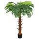 Umetna palma cikas z loncem 160 cm zelena