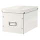 Škatla za shranjevanje kock Leitz Click&amp;Store, velikost L, bela