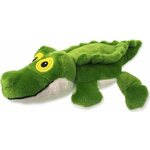 Igrača Dog Fantasy Silent Squeak krokodil zelena 30 cm