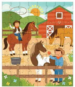 Petit collage Drobni kolaž Puzzle v tubi Na ranču