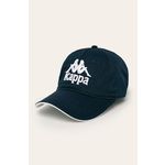 Kappa kapa - mornarsko modra. Kapa s šiltom vrste baseball iz kolekcije Kappa. Model izdelan iz enobarvnega materiala z vstavki.