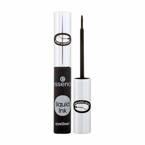 Essence Liquid Ink Eyeliner črtalo za oči za izredno natančen nanos 3 ml odtenek Black