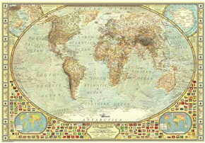 AnaTolian Puzzle Zemljevid sveta 2000 kosov