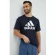 adidas Majica Essentials Single Jersey Big Logo T-Shirt IC9348 Modra Regular Fit