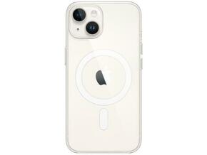 Chameleon Apple iPhone 14 Plus - Gumiran magnetni ovitek (TPU Magnetic) - prozoren svetleč