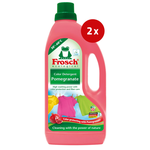 Frosch Color detergent, granatno jabolko, 1,5 l, 2 kos