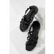 Usnjeni sandali Answear Lab ženski, črna barva - črna. Sandali iz kolekcije Answear Lab. Model izdelan iz naravnega usnja. Lahek in udoben model, idealen za vsakodnevno nošenje.