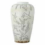 Kremno bela lončena vaza (višina 34 cm) Adah – Bloomingville