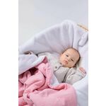 Odeja za dojenčka Effiki 80x100 - roza. Odeja za dojenčka iz kolekcije Effiki. Izjemno mehak material.