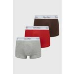 Boksarice Calvin Klein Underwear 3-pack moški, rdeča barva - rdeča. Boksarice iz kolekcije Calvin Klein Underwear. Model izdelan iz gladke, elastične pletenine.